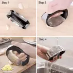 Stainless Steel Garlic Press - Image 3