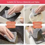 Multipurpose Wire Miracle Cleaning Cloths - Image 5