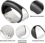 Stainless Steel Garlic Press - Image 10